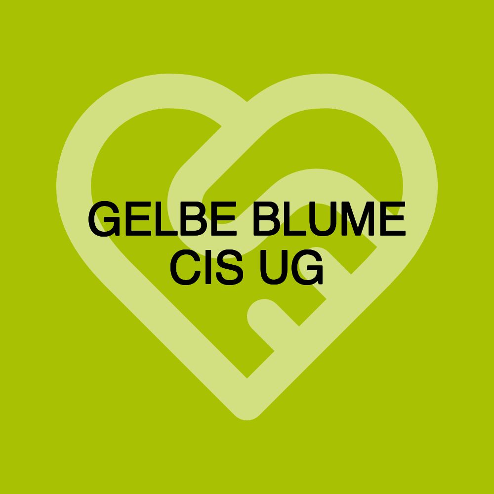 GELBE BLUME CIS UG