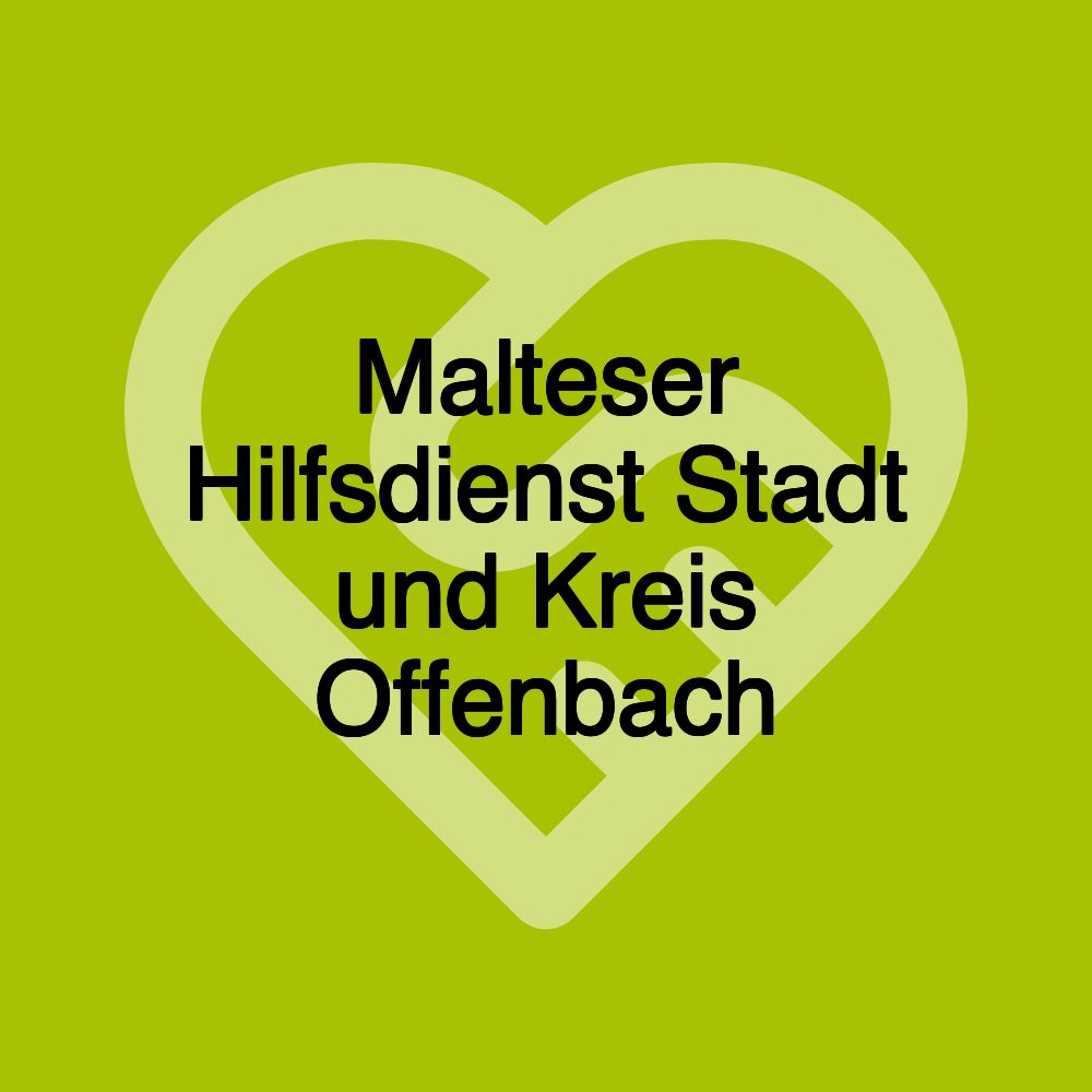 Malteser Hilfsdienst Stadt und Kreis Offenbach