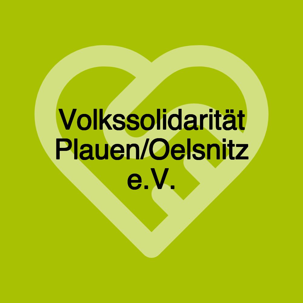 Volkssolidarität Plauen/Oelsnitz e.V.