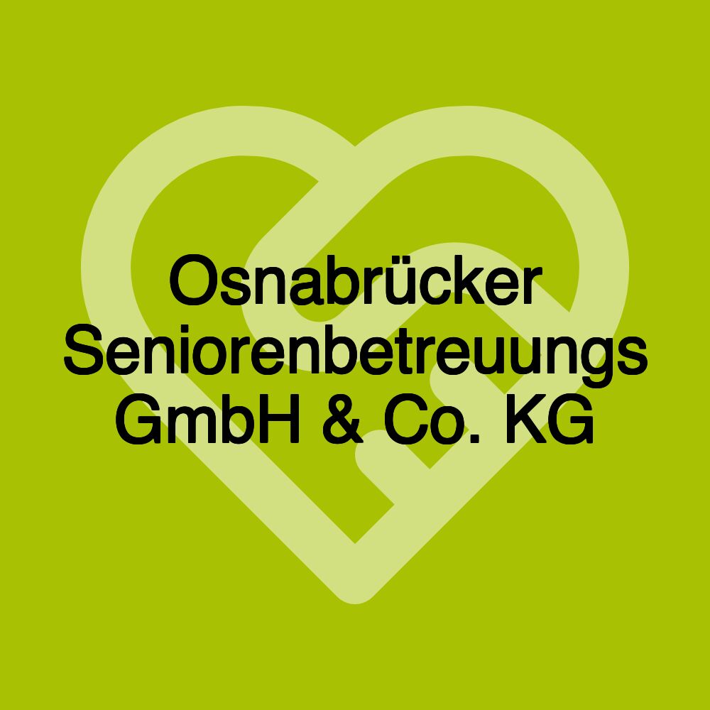 Osnabrücker Seniorenbetreuungs GmbH & Co. KG