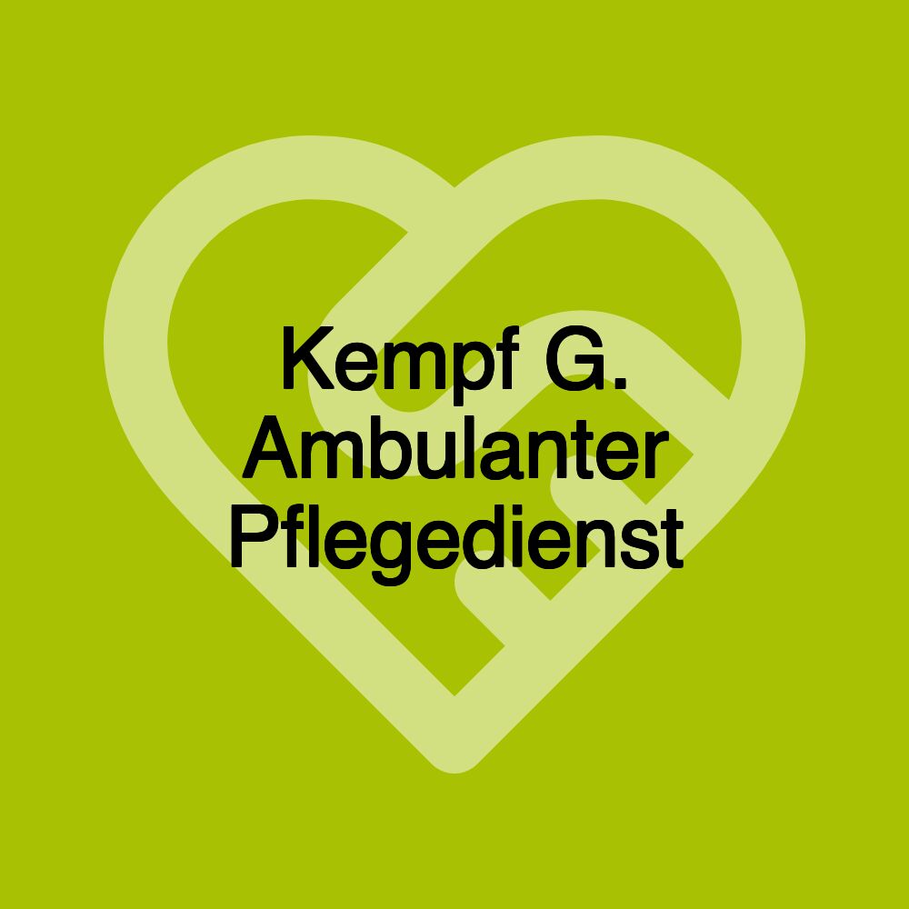 Kempf G. Ambulanter Pflegedienst