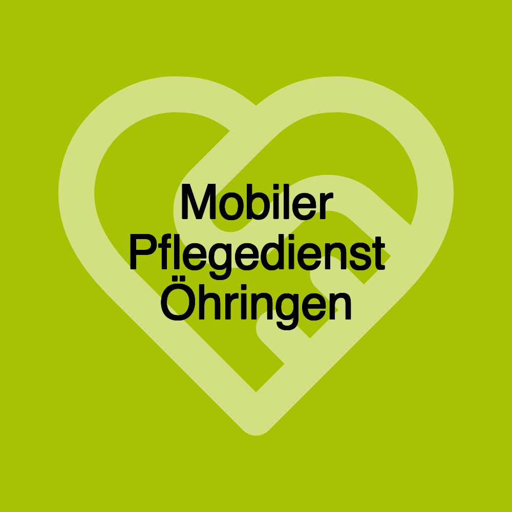 Mobiler Pflegedienst Öhringen