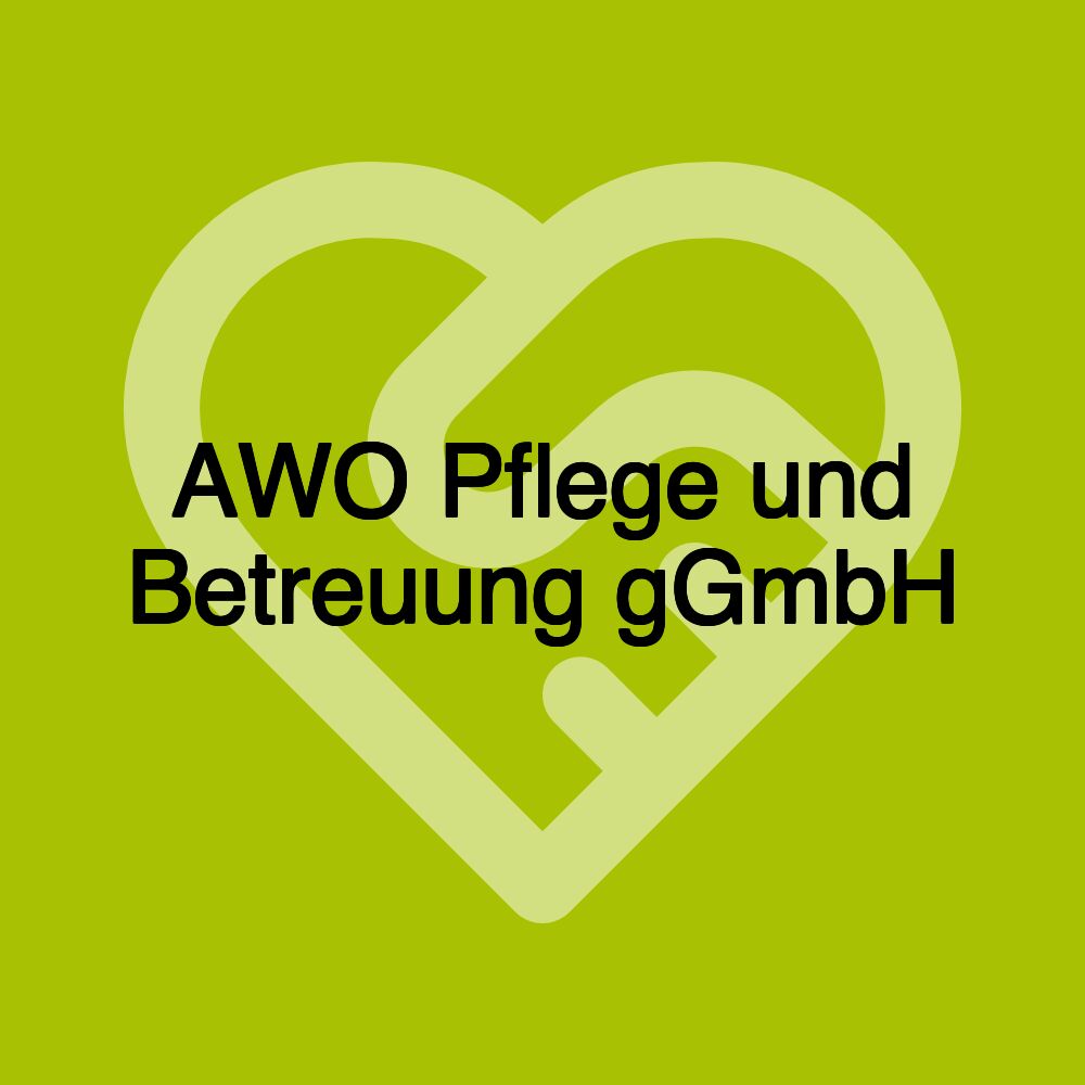 AWO Pflege und Betreuung gGmbH