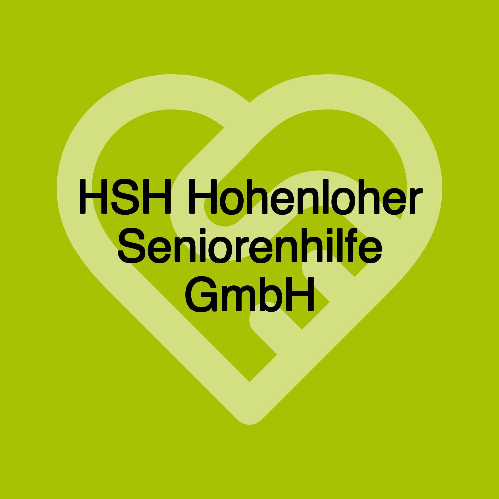 HSH Hohenloher Seniorenhilfe GmbH