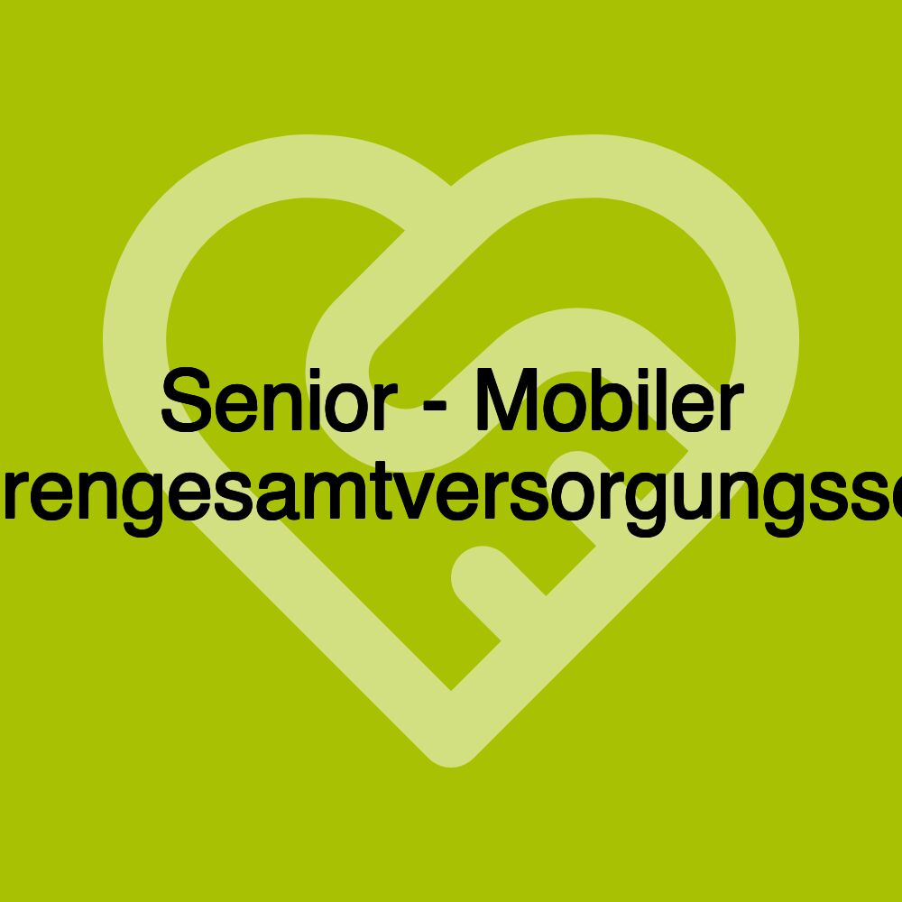 Senior - Mobiler Seniorengesamtversorgungsservice