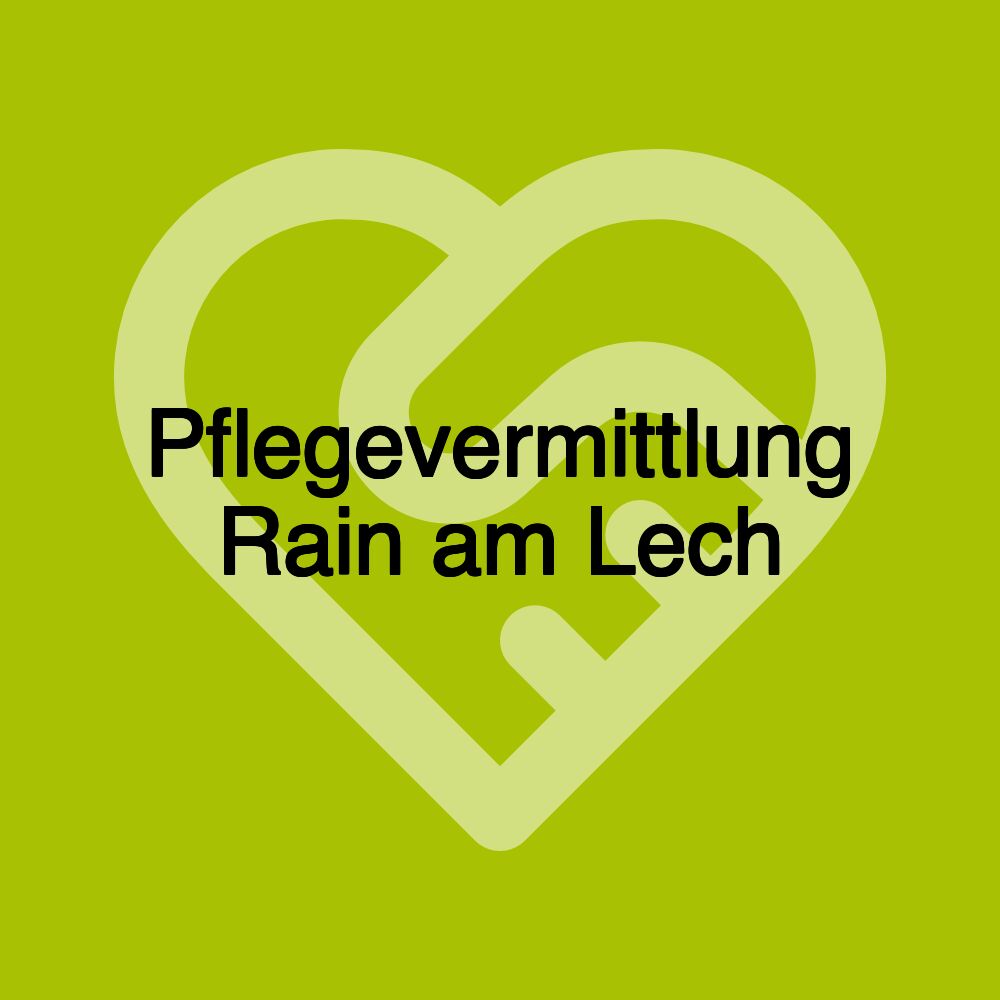 Pflegevermittlung Rain am Lech