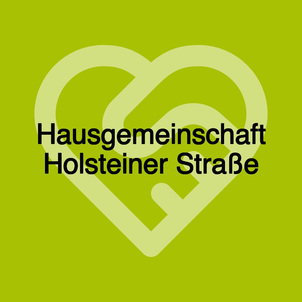 Hausgemeinschaft Holsteiner Straße