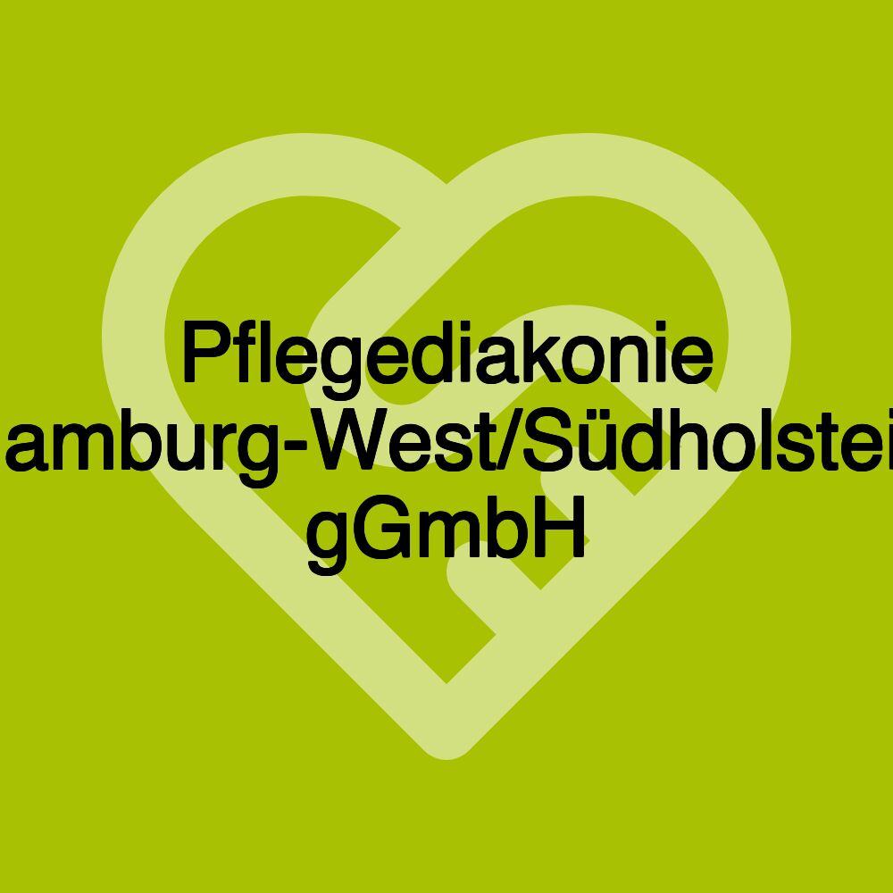 Pflegediakonie Hamburg-West/Südholstein gGmbH