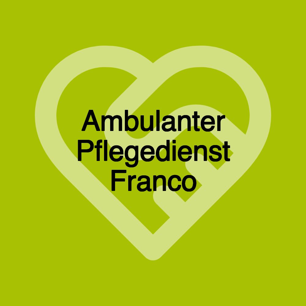 Ambulanter Pflegedienst Franco