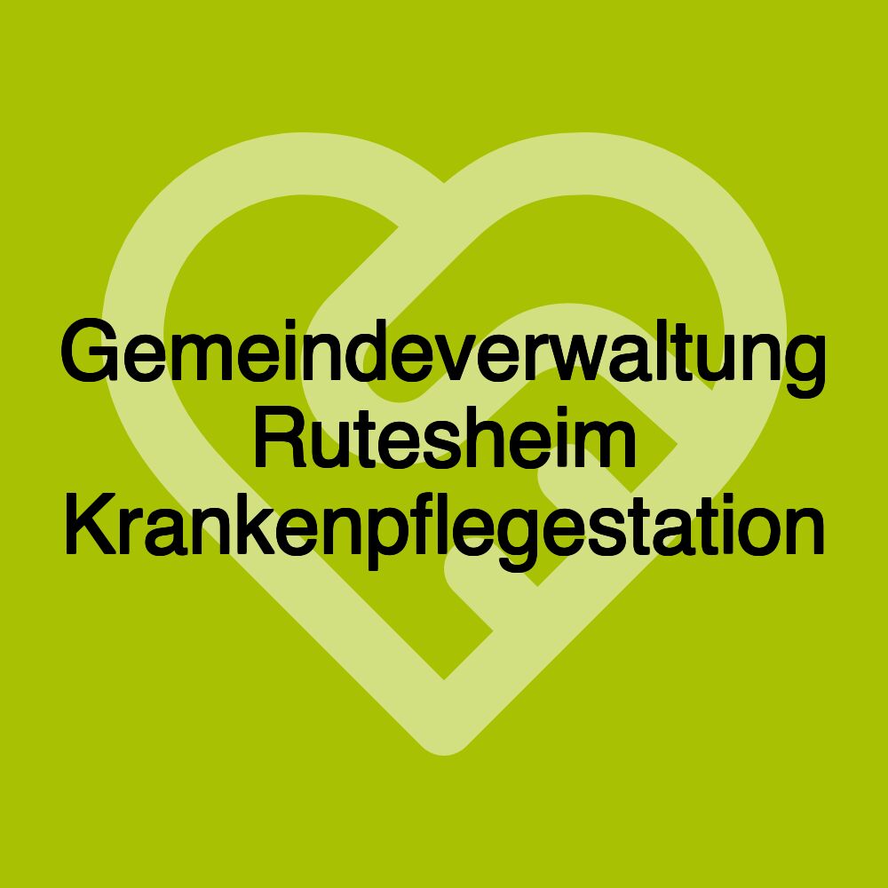 Gemeindeverwaltung Rutesheim Krankenpflegestation