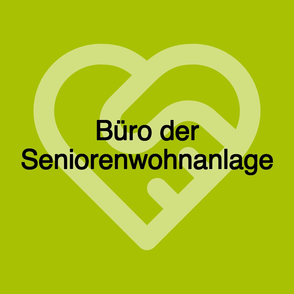 Büro der Seniorenwohnanlage