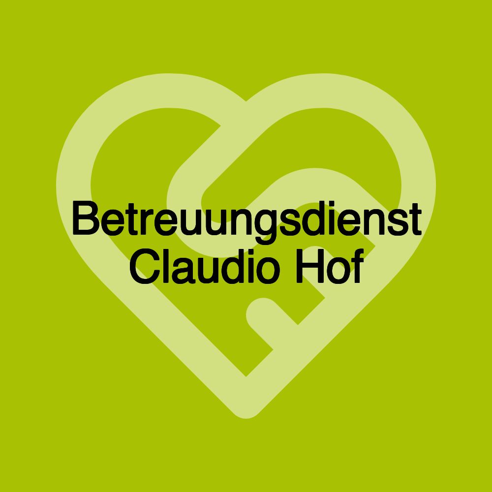 Betreuungsdienst Claudio Hof