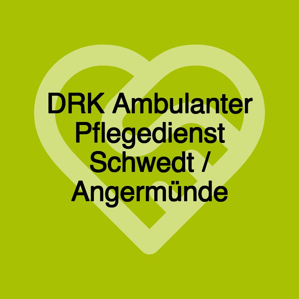 DRK Ambulanter Pflegedienst Schwedt / Angermünde