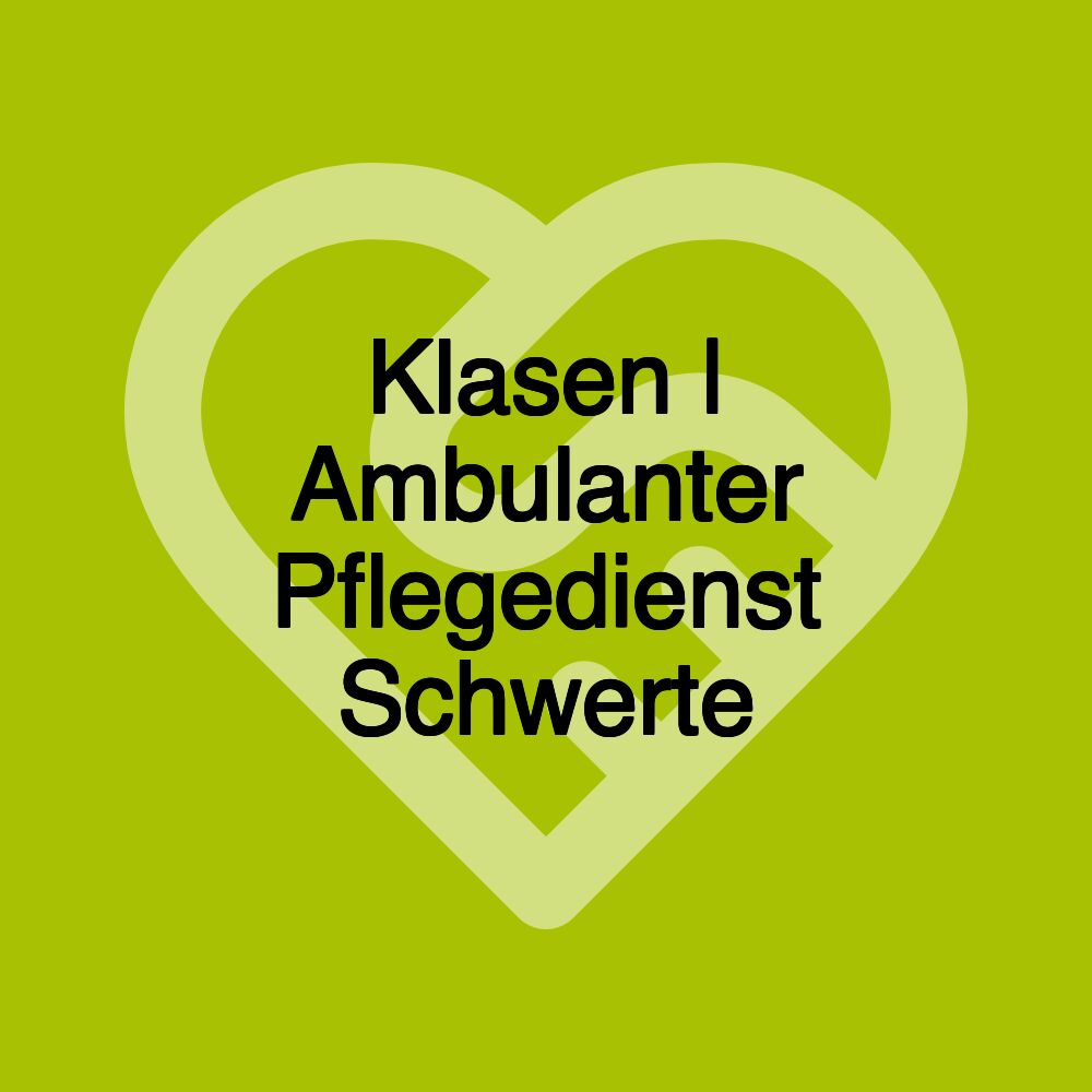 Klasen | Ambulanter Pflegedienst Schwerte