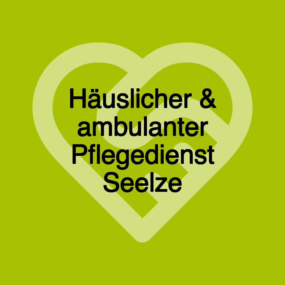 Häuslicher & ambulanter Pflegedienst Seelze