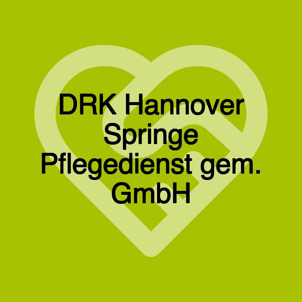 DRK Hannover Springe Pflegedienst gem. GmbH