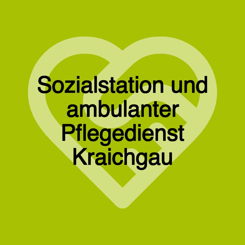 Sozialstation und ambulanter Pflegedienst Kraichgau