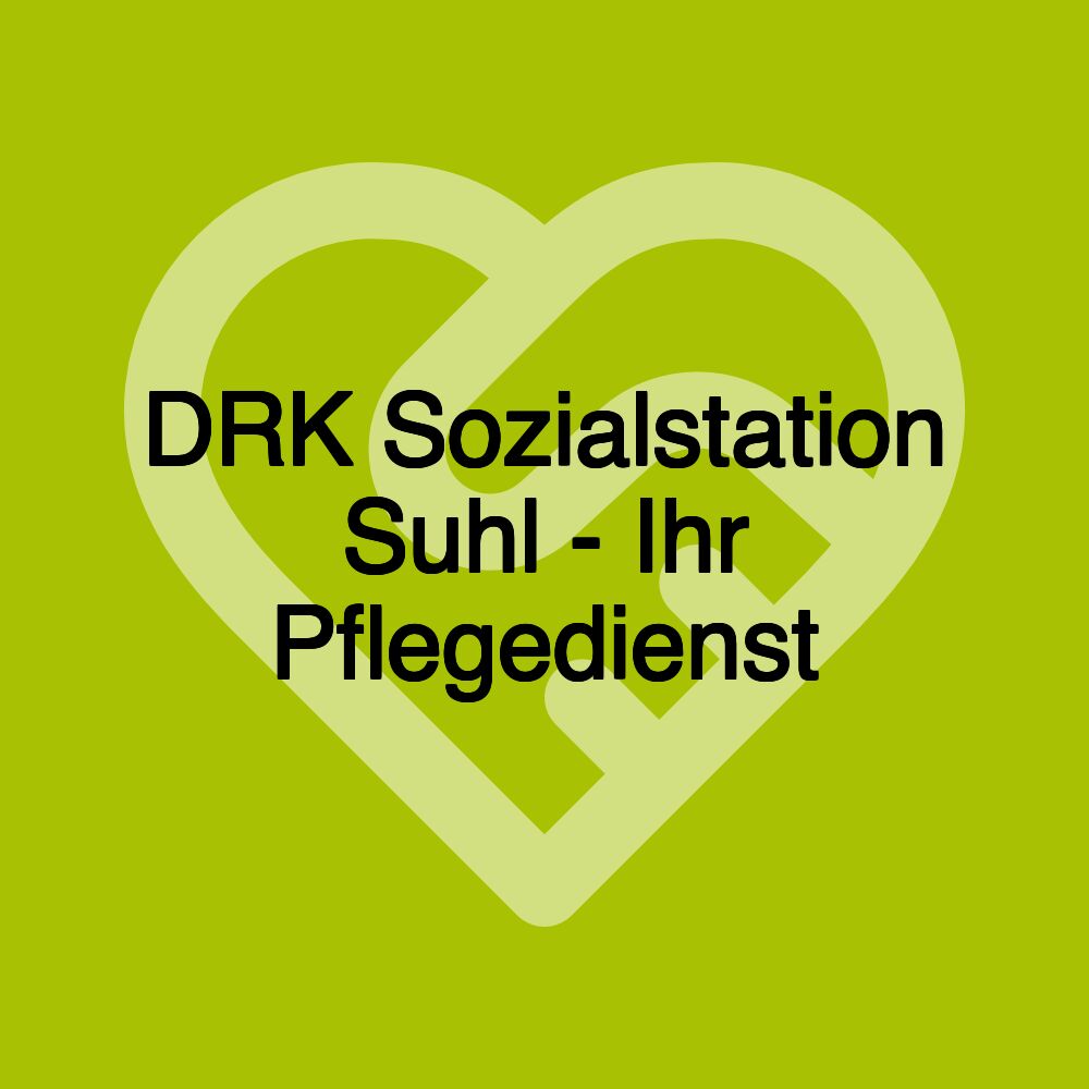 DRK Sozialstation Suhl - Ihr Pflegedienst