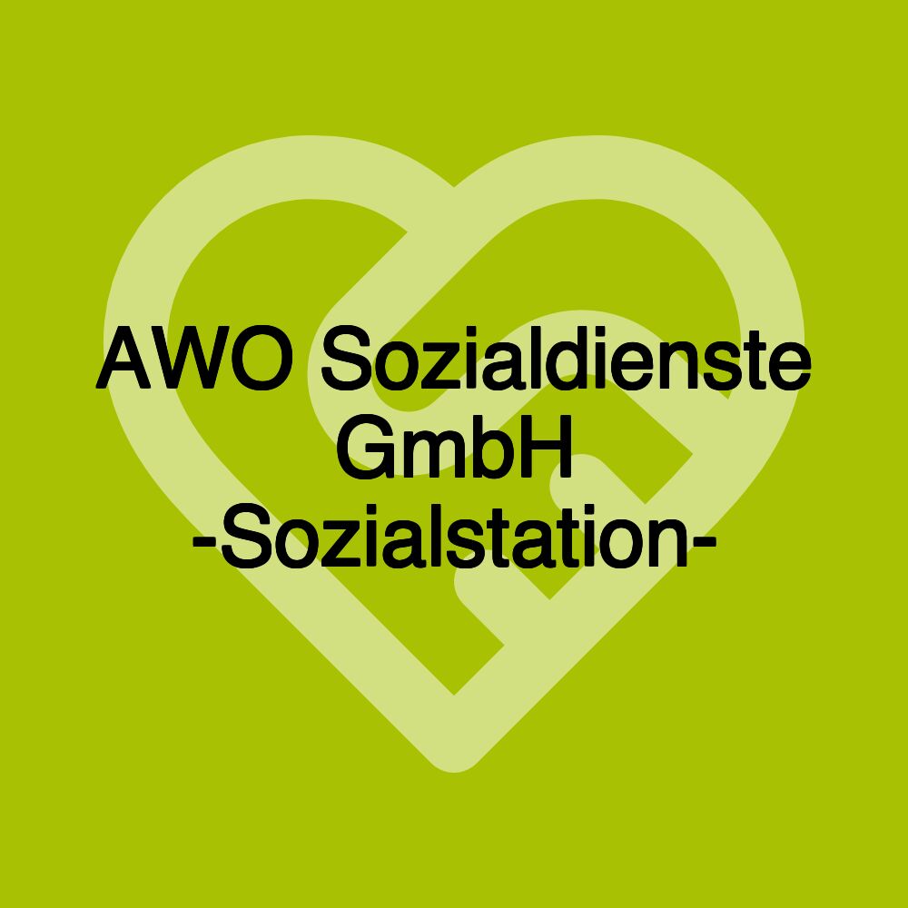 AWO Sozialdienste GmbH -Sozialstation-