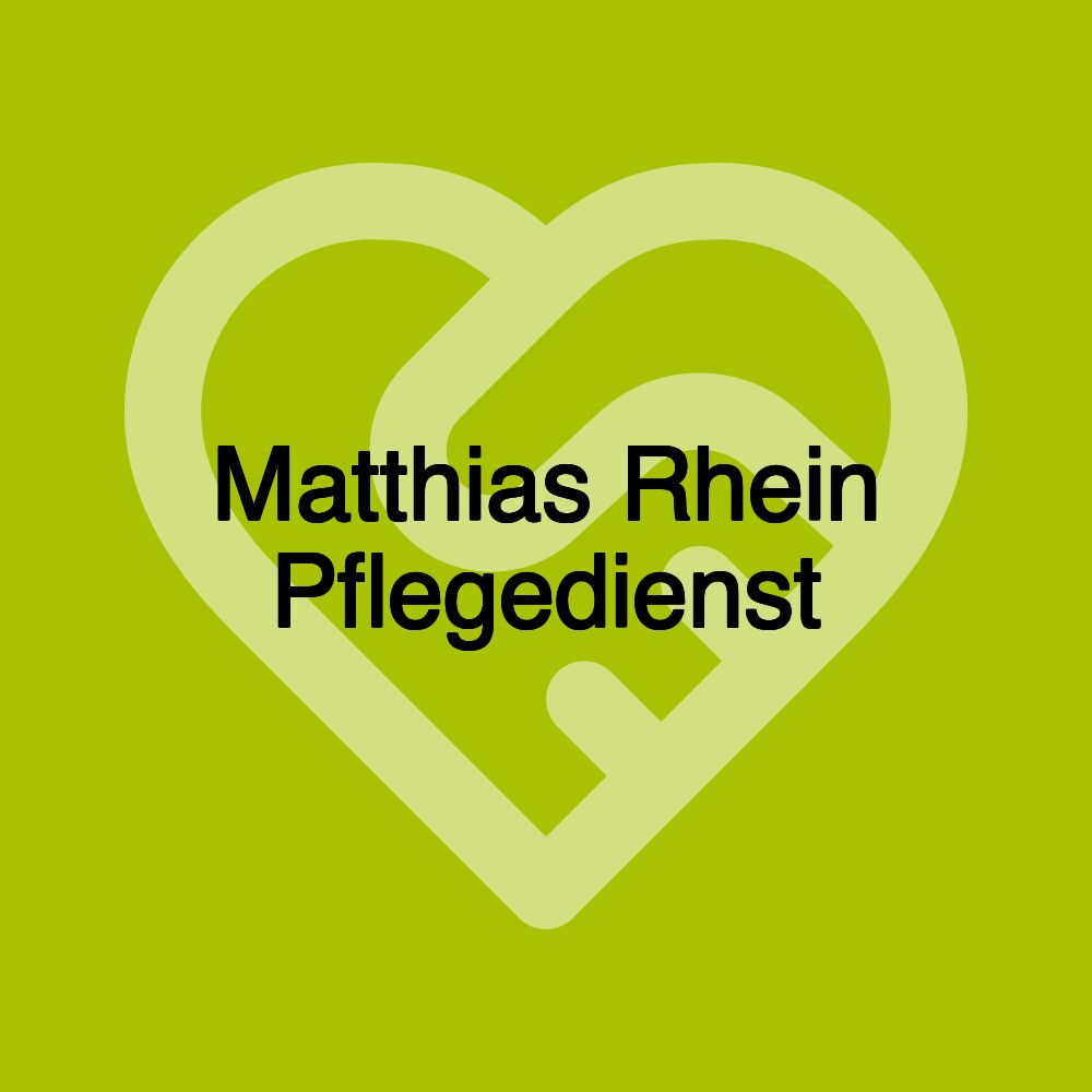 Matthias Rhein Pflegedienst