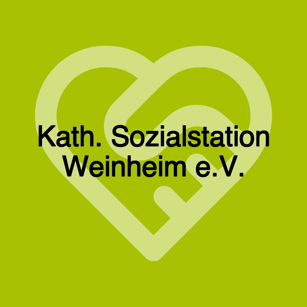 Kath. Sozialstation Weinheim e.V.