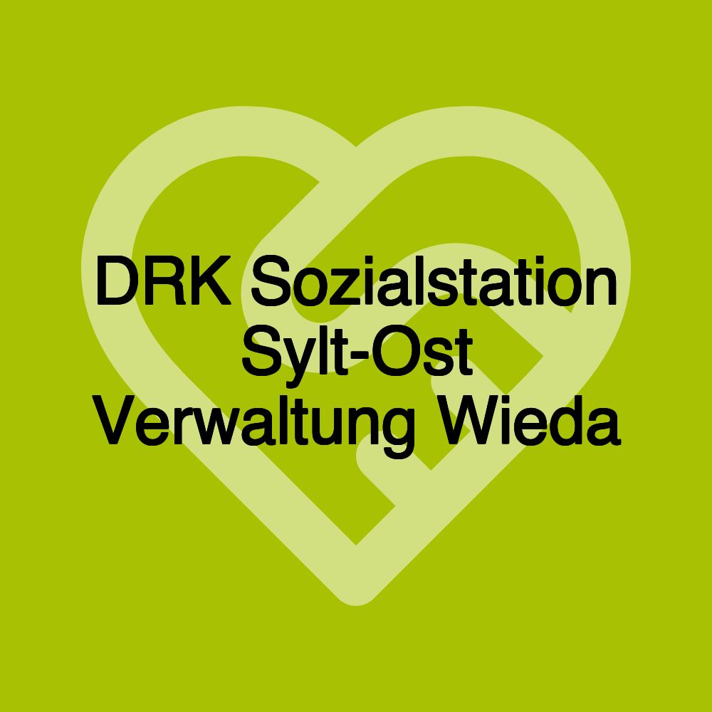 DRK Sozialstation Sylt-Ost Verwaltung Wieda