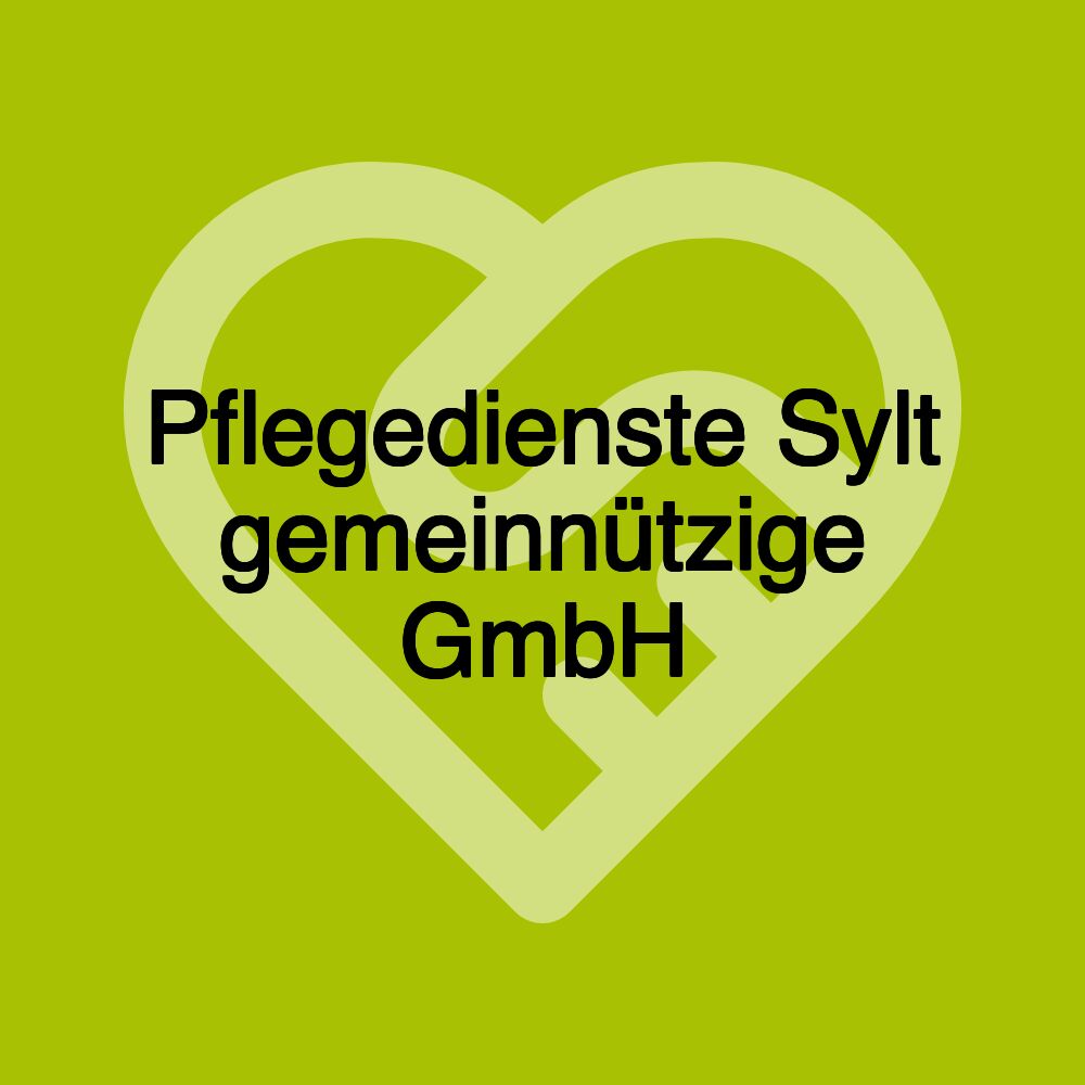 Pflegedienste Sylt gemeinnützige GmbH