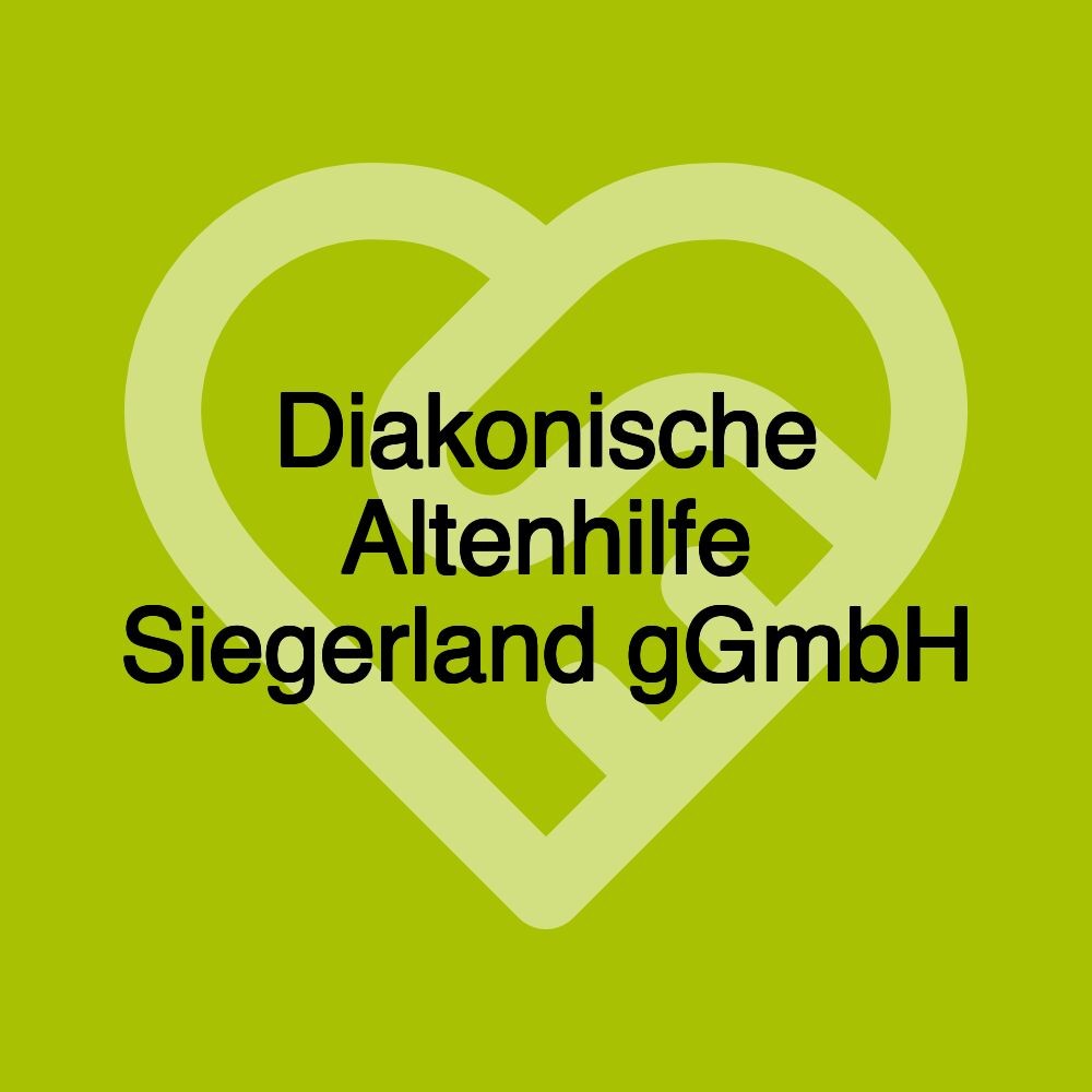 Diakonische Altenhilfe Siegerland gGmbH