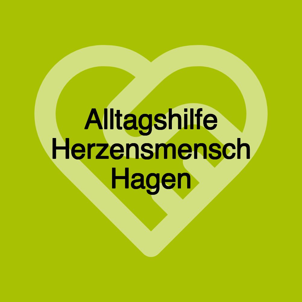 Alltagshilfe Herzensmensch Hagen