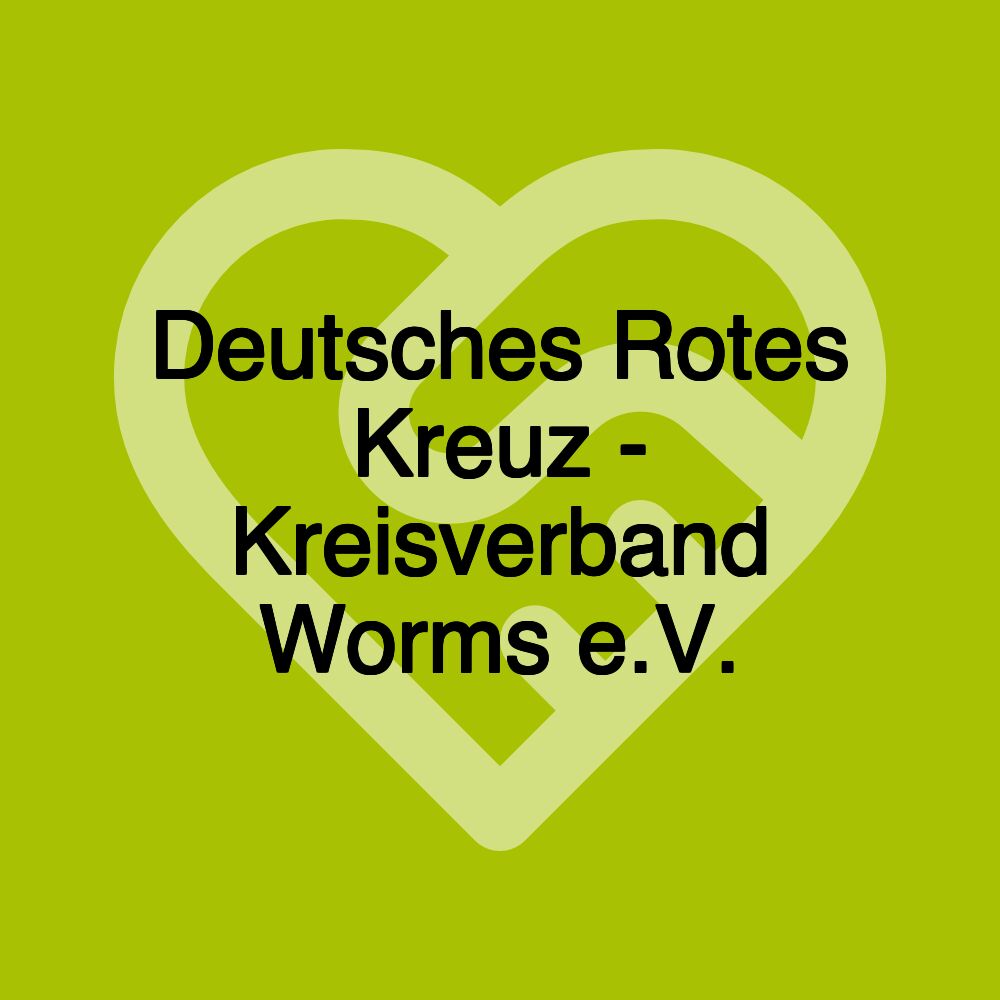 Deutsches Rotes Kreuz - Kreisverband Worms e.V.