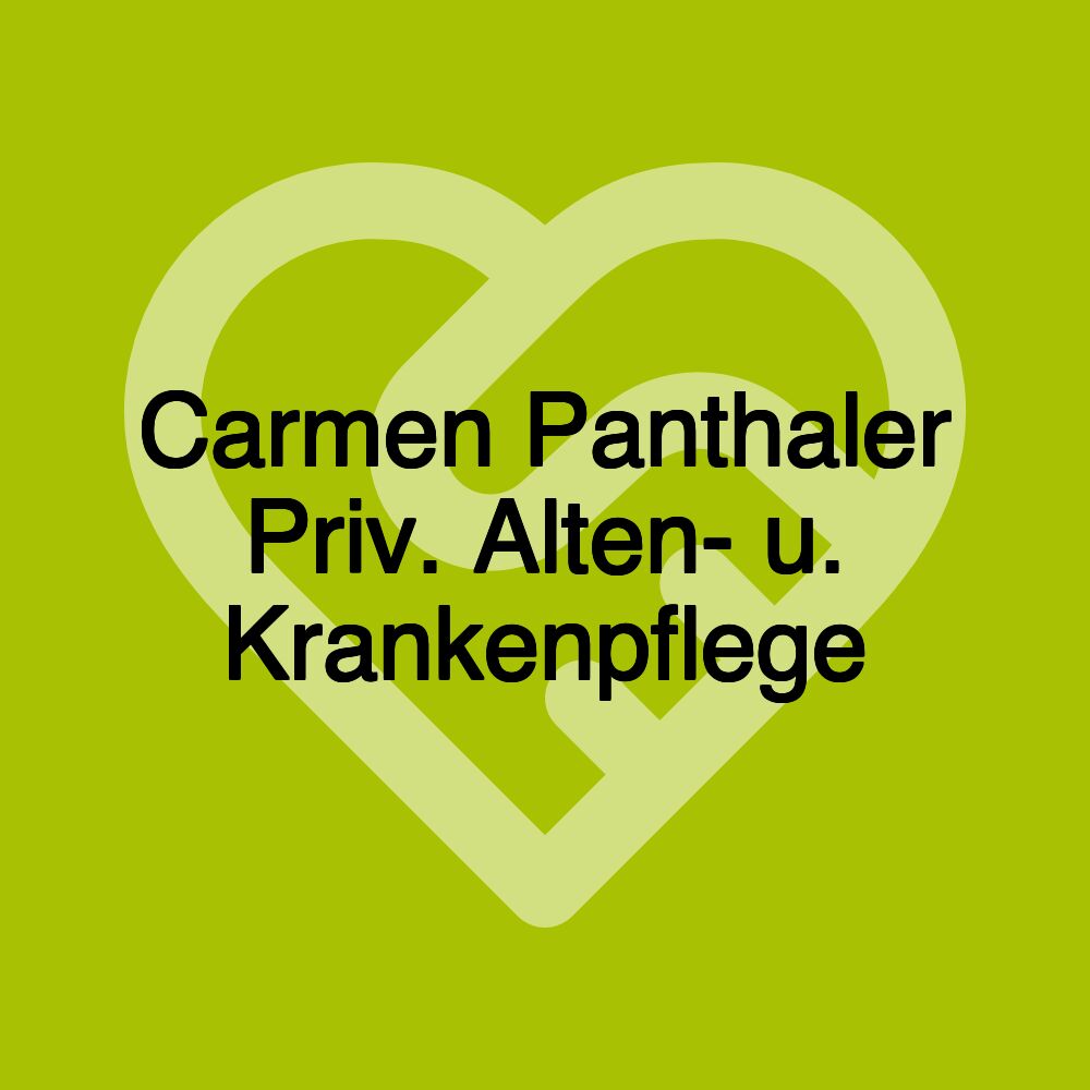 Carmen Panthaler Priv. Alten- u. Krankenpflege