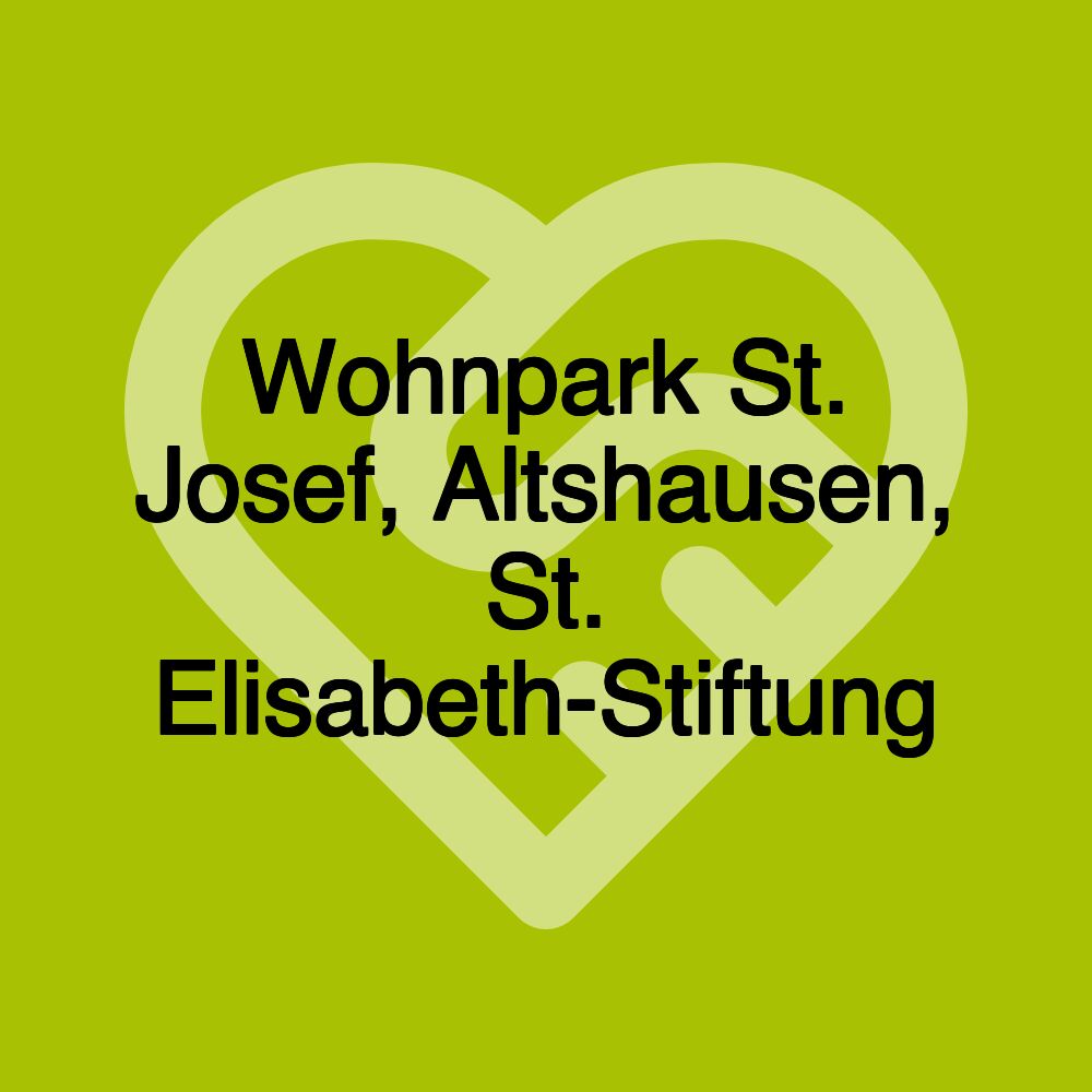 Wohnpark St. Josef, Altshausen, St. Elisabeth-Stiftung