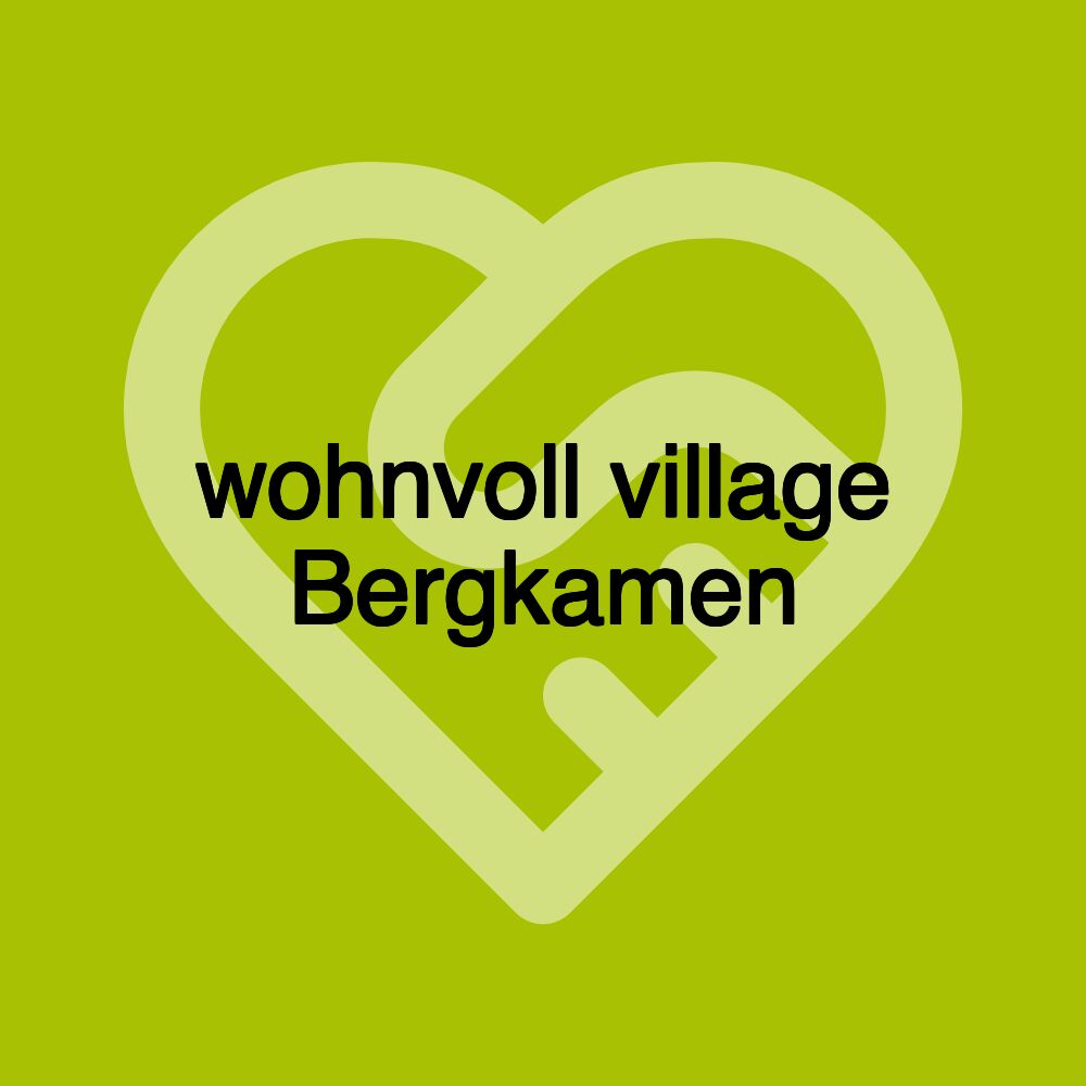 wohnvoll village Bergkamen