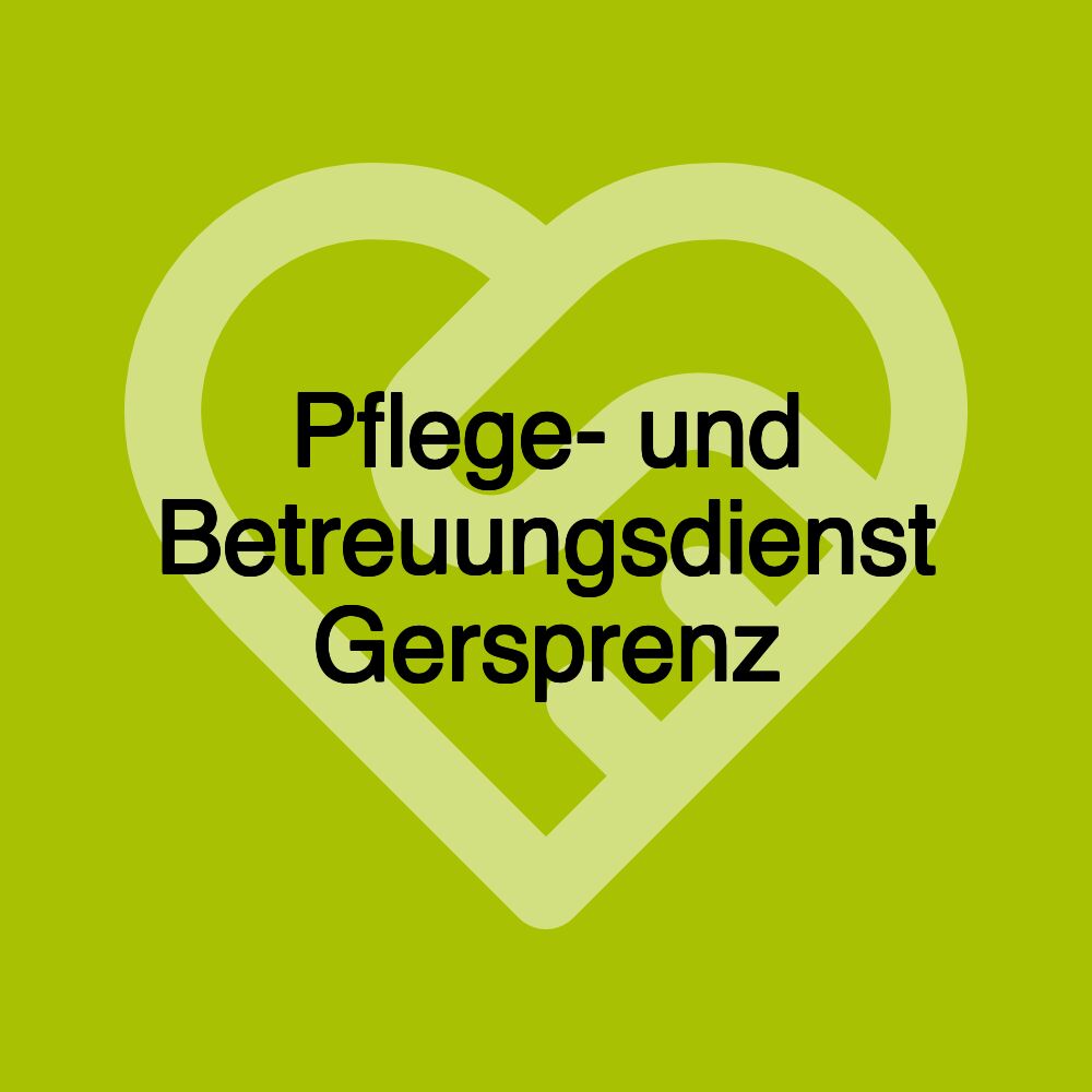 Pflege- und Betreuungsdienst Gersprenz