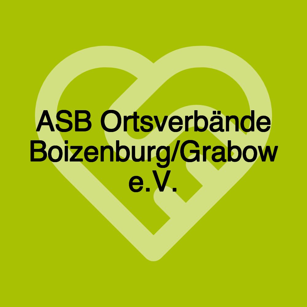 ASB Ortsverbände Boizenburg/Grabow e.V.