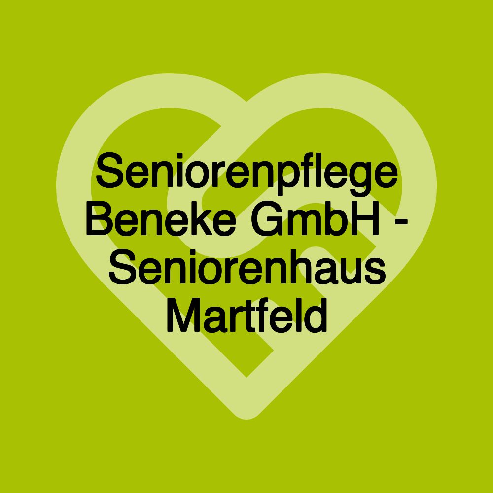 Seniorenpflege Beneke GmbH - Seniorenhaus Martfeld