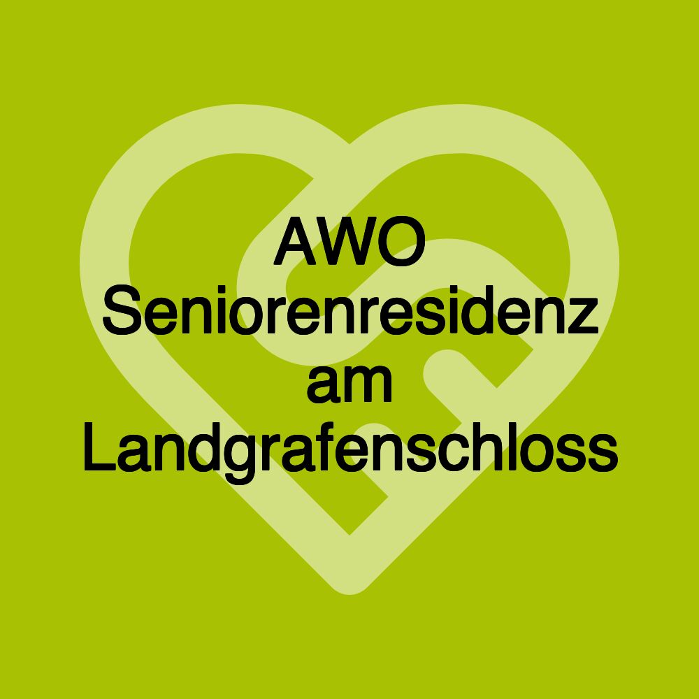 AWO Seniorenresidenz am Landgrafenschloss