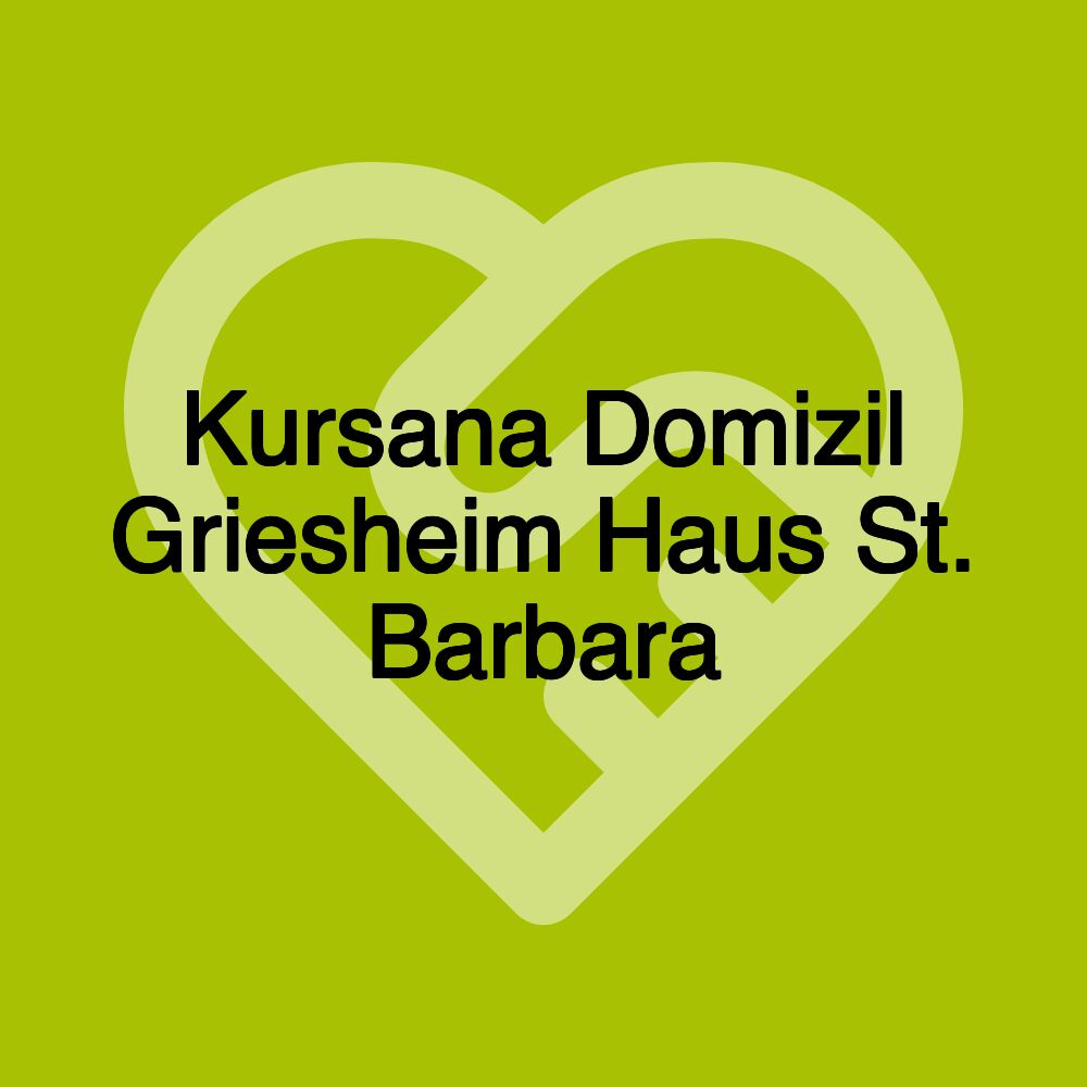 Kursana Domizil Griesheim Haus St. Barbara