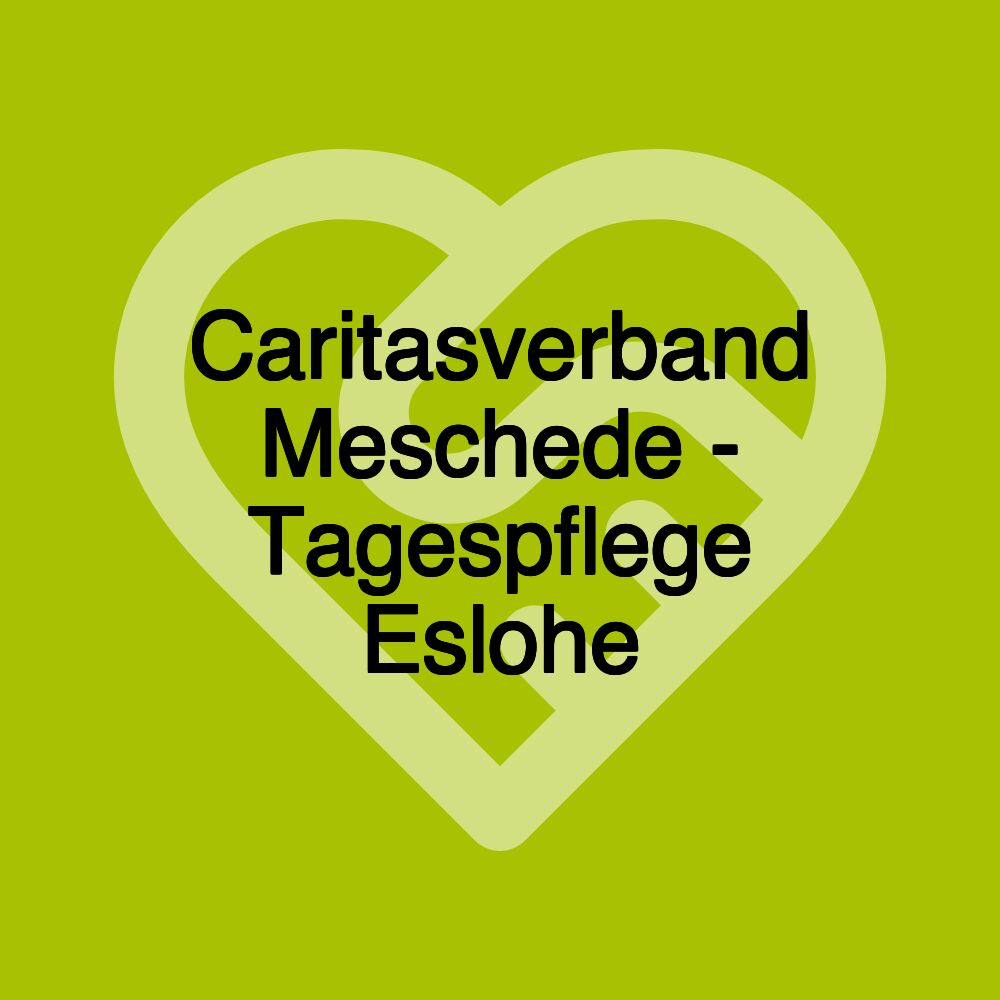 Caritasverband Meschede - Tagespflege Eslohe