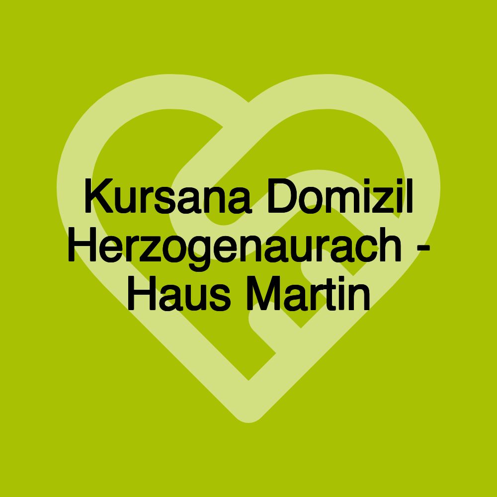 Kursana Domizil Herzogenaurach - Haus Martin