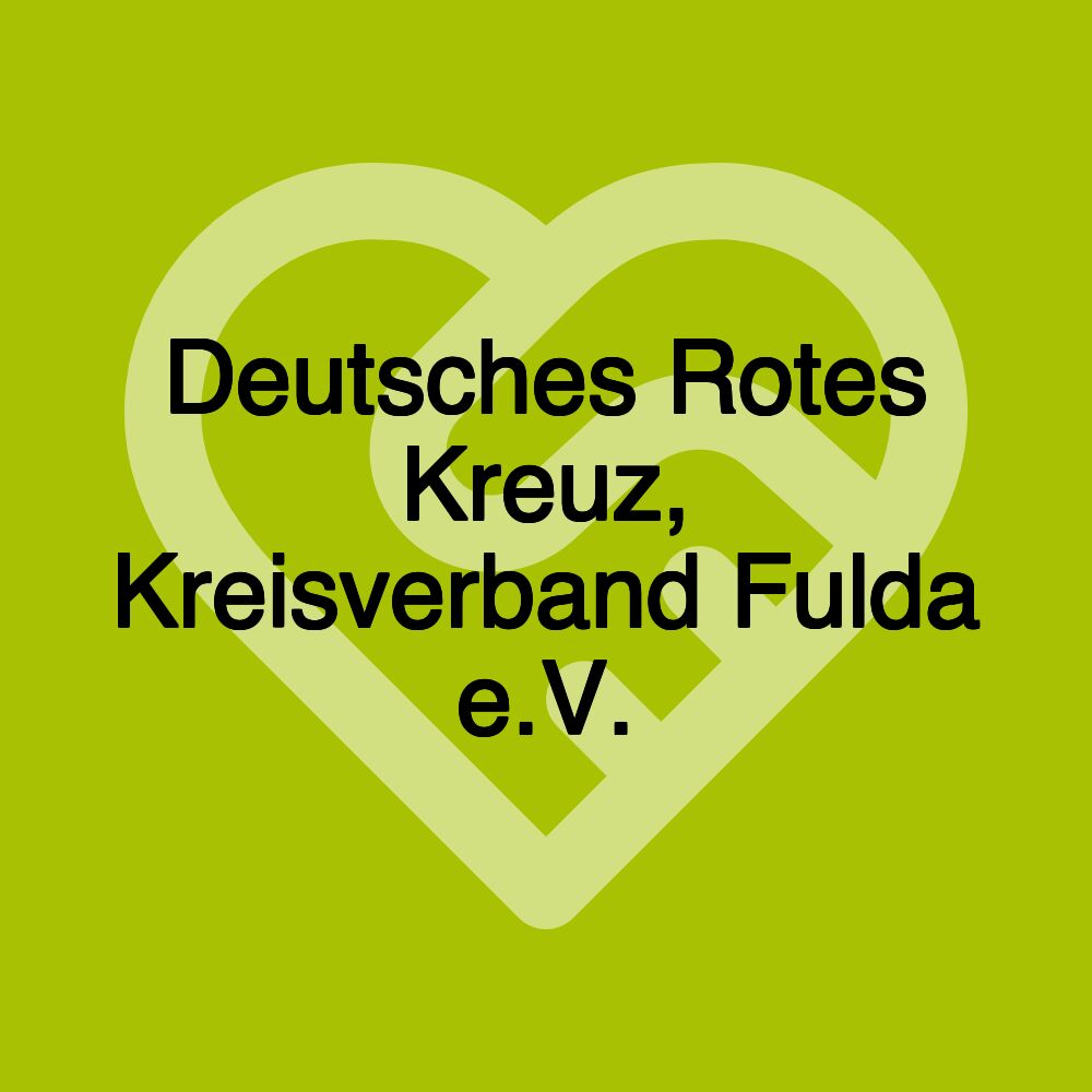 Deutsches Rotes Kreuz, Kreisverband Fulda e.V.