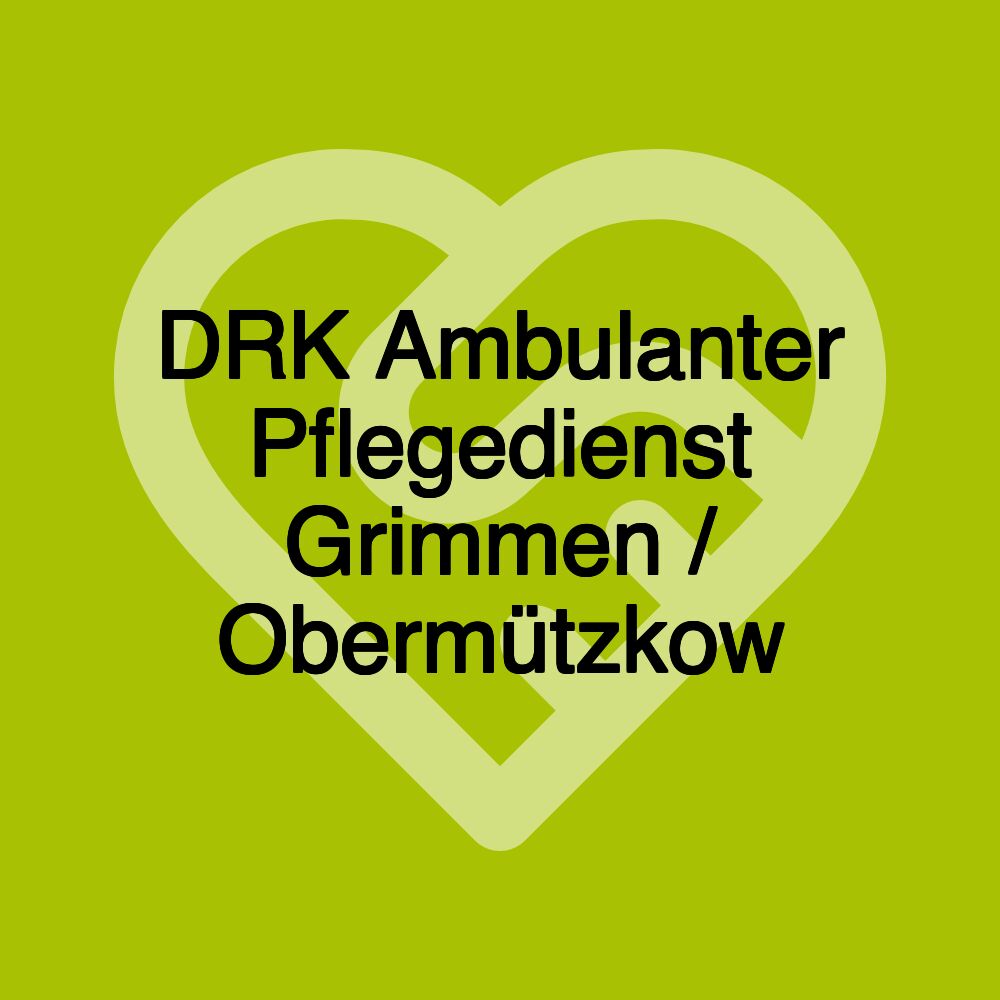 DRK Ambulanter Pflegedienst Grimmen / Obermützkow