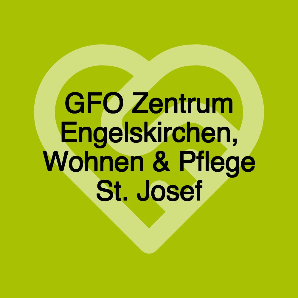 GFO Zentrum Engelskirchen, Wohnen & Pflege St. Josef