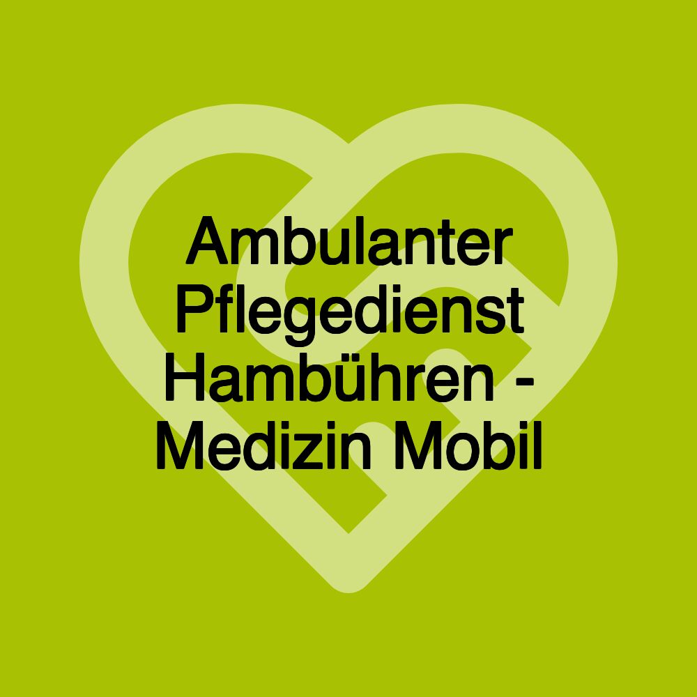 Ambulanter Pflegedienst Hambühren - Medizin Mobil