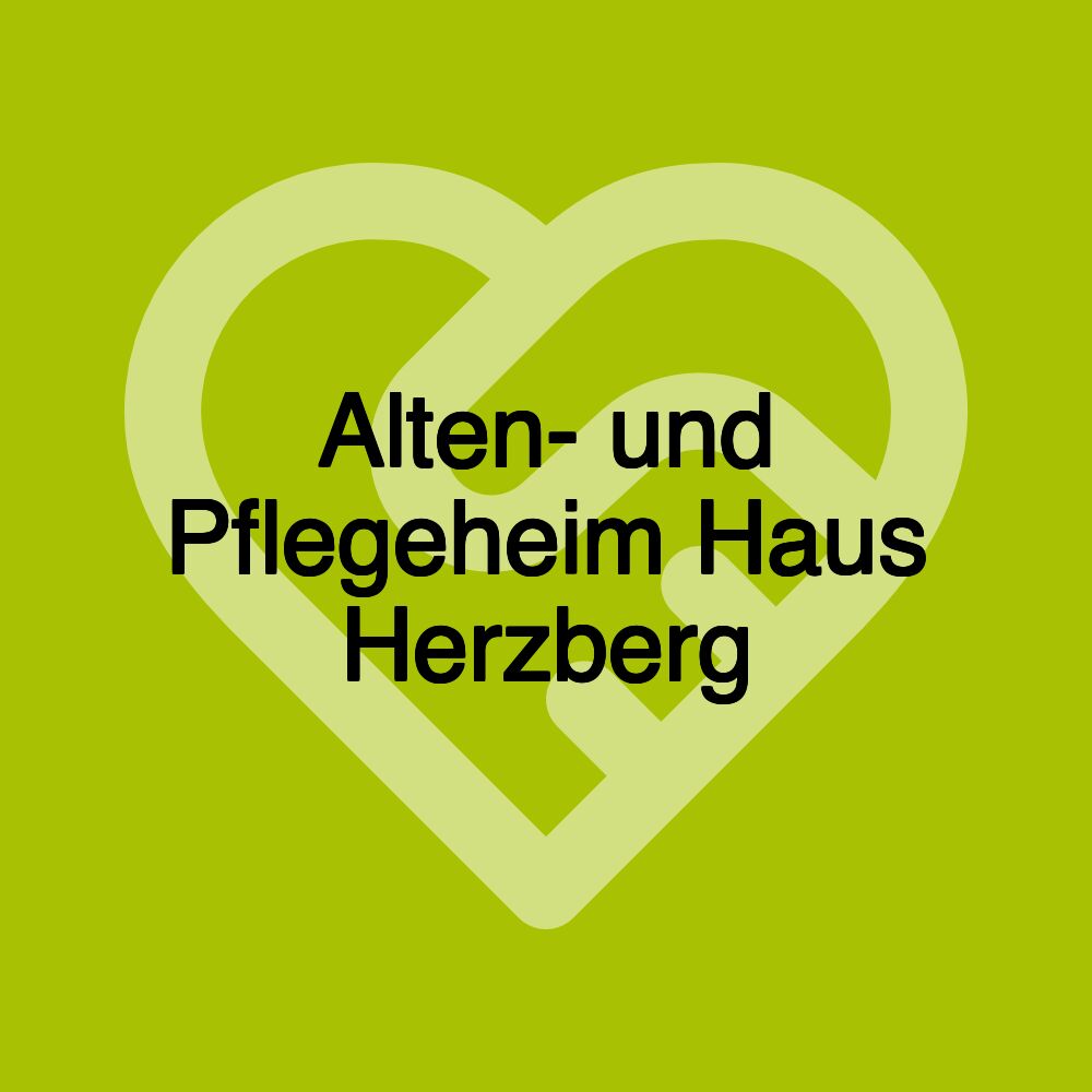 Alten- und Pflegeheim Haus Herzberg