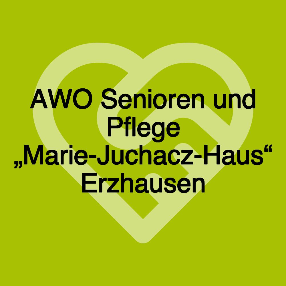 AWO Senioren und Pflege „Marie-Juchacz-Haus“ Erzhausen