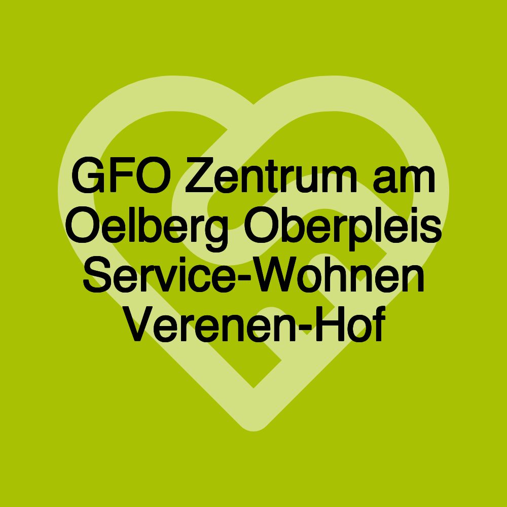 GFO Zentrum am Oelberg Oberpleis Service-Wohnen Verenen-Hof