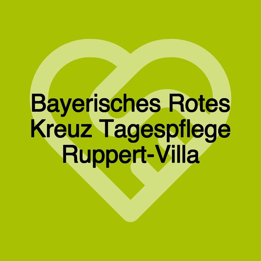 Bayerisches Rotes Kreuz Tagespflege Ruppert-Villa