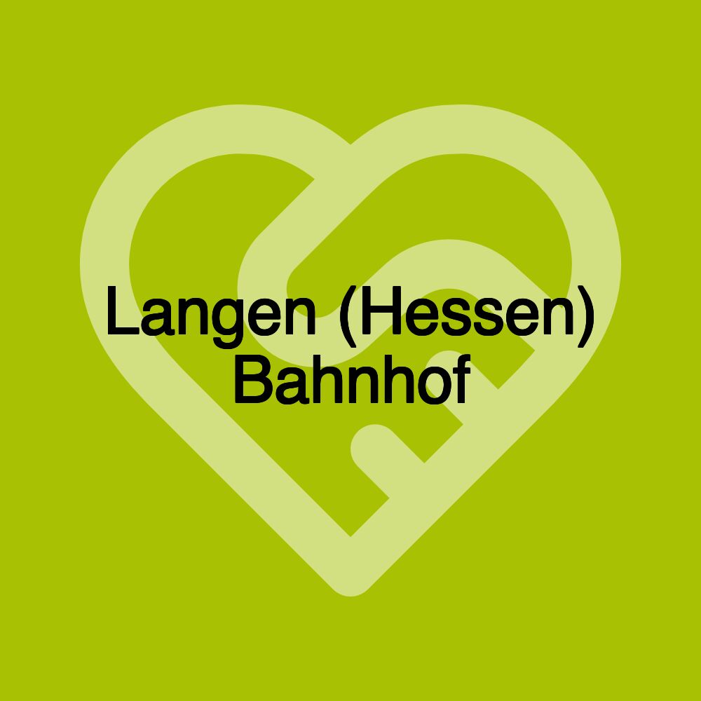 Langen (Hessen) Bahnhof