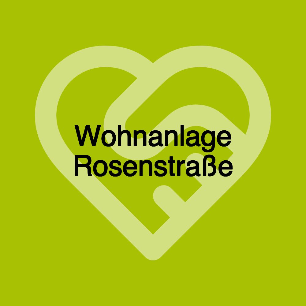 Wohnanlage Rosenstraße